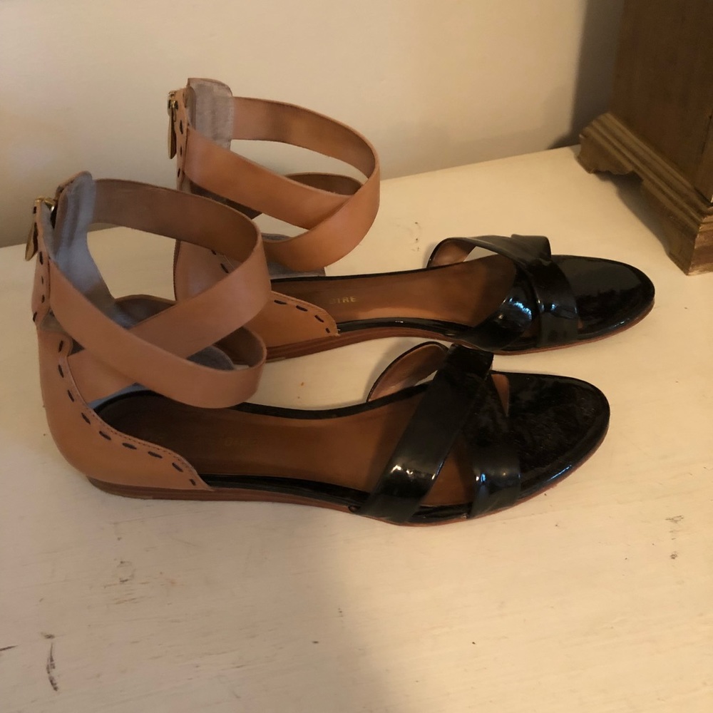 Pour La Victoire 2 tone leather sandal, gladiator - Picture 8 of 8
